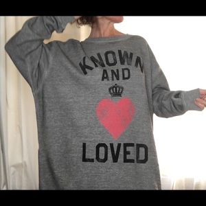 Wildfox 💋 Known and Loved Grey Sweatshirt